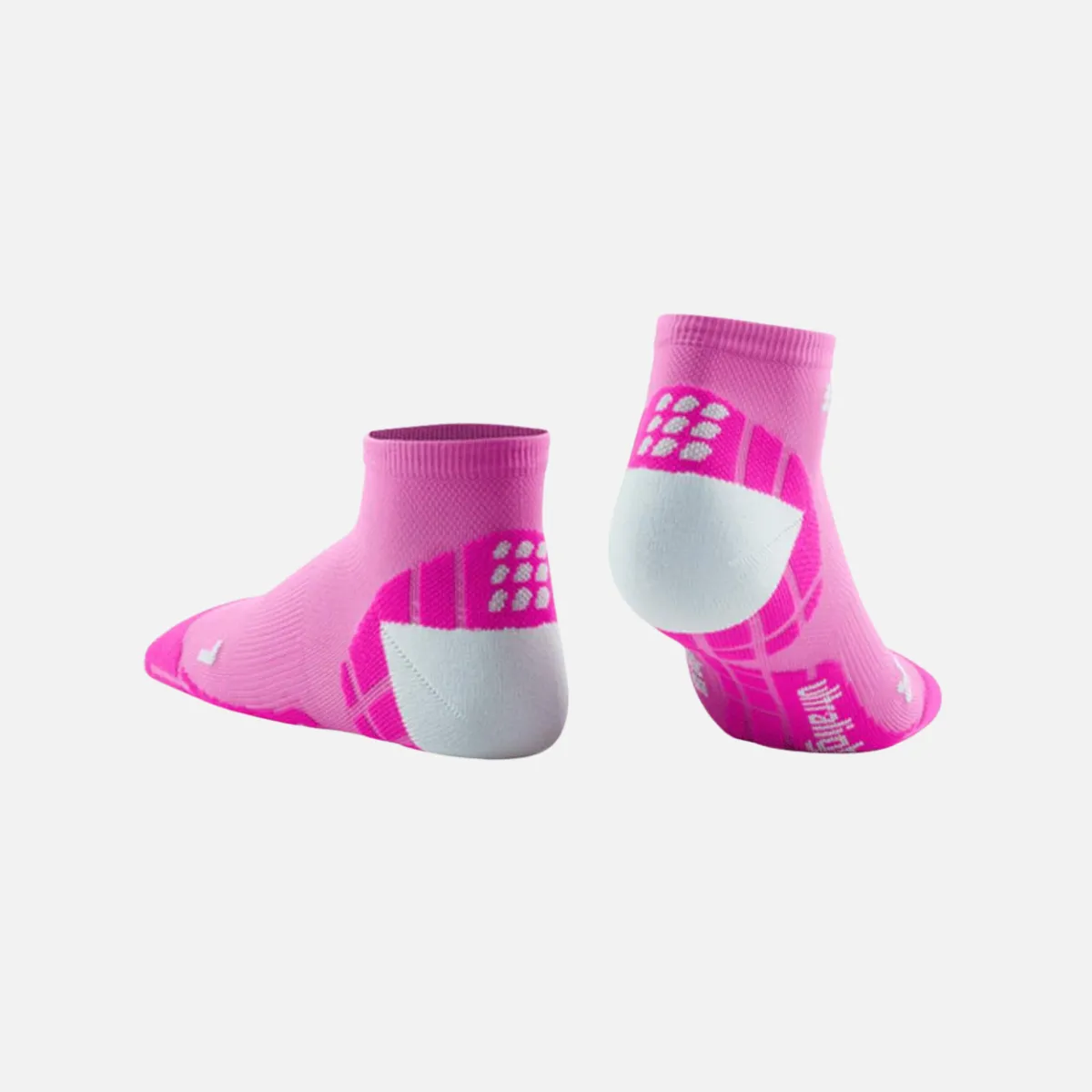 Cep Ultralight Compression Low-cut Women's Socks -Pink/Grey