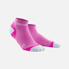 Cep Ultralight Compression Low-cut Women's Socks -Pink/Grey