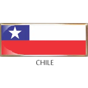 Chile  Metal Car Badge