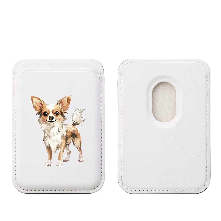 Chorkie MagSafe Wallet- White