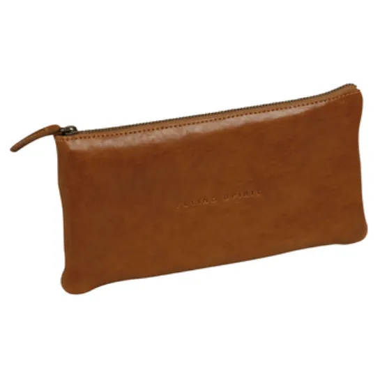 Clairefontaine Leather Pencil Case - Cognac