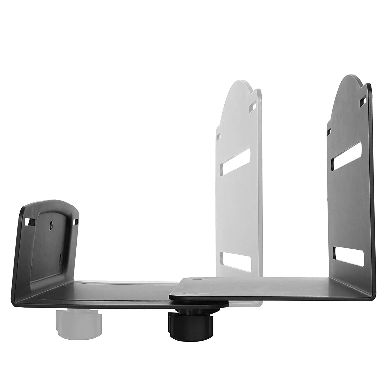 Computer Tower Wall Mount - Adjustable Bracket Fits Most Computer Cases