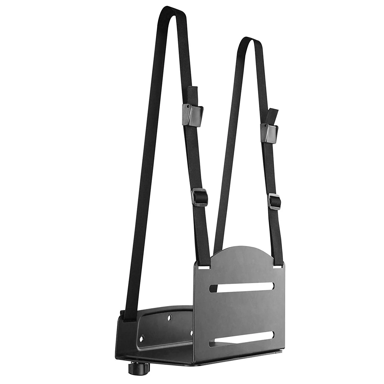 Computer Tower Wall Mount - Adjustable Bracket Fits Most Computer Cases