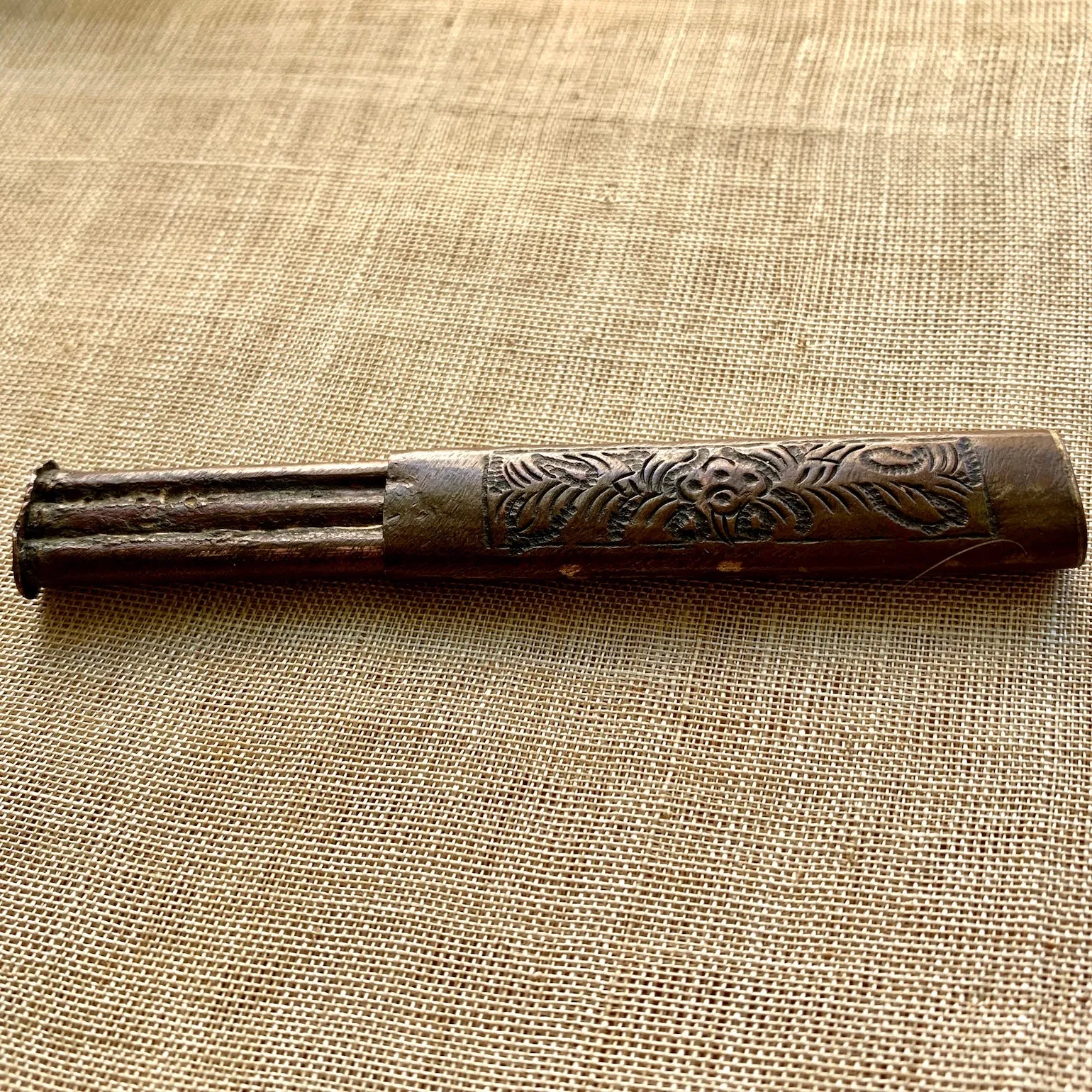 Copper Needle Case, Nepal