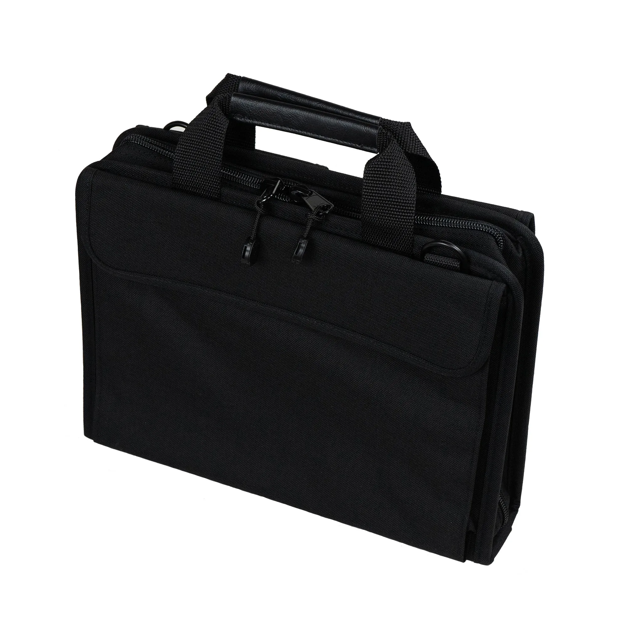 Crawford 121-BLK Soft Sided Zipper Tool Case 14" x 10" x 2-1/2" 36 Tool Pockets, Meter Pocket and Large Parts Pouch