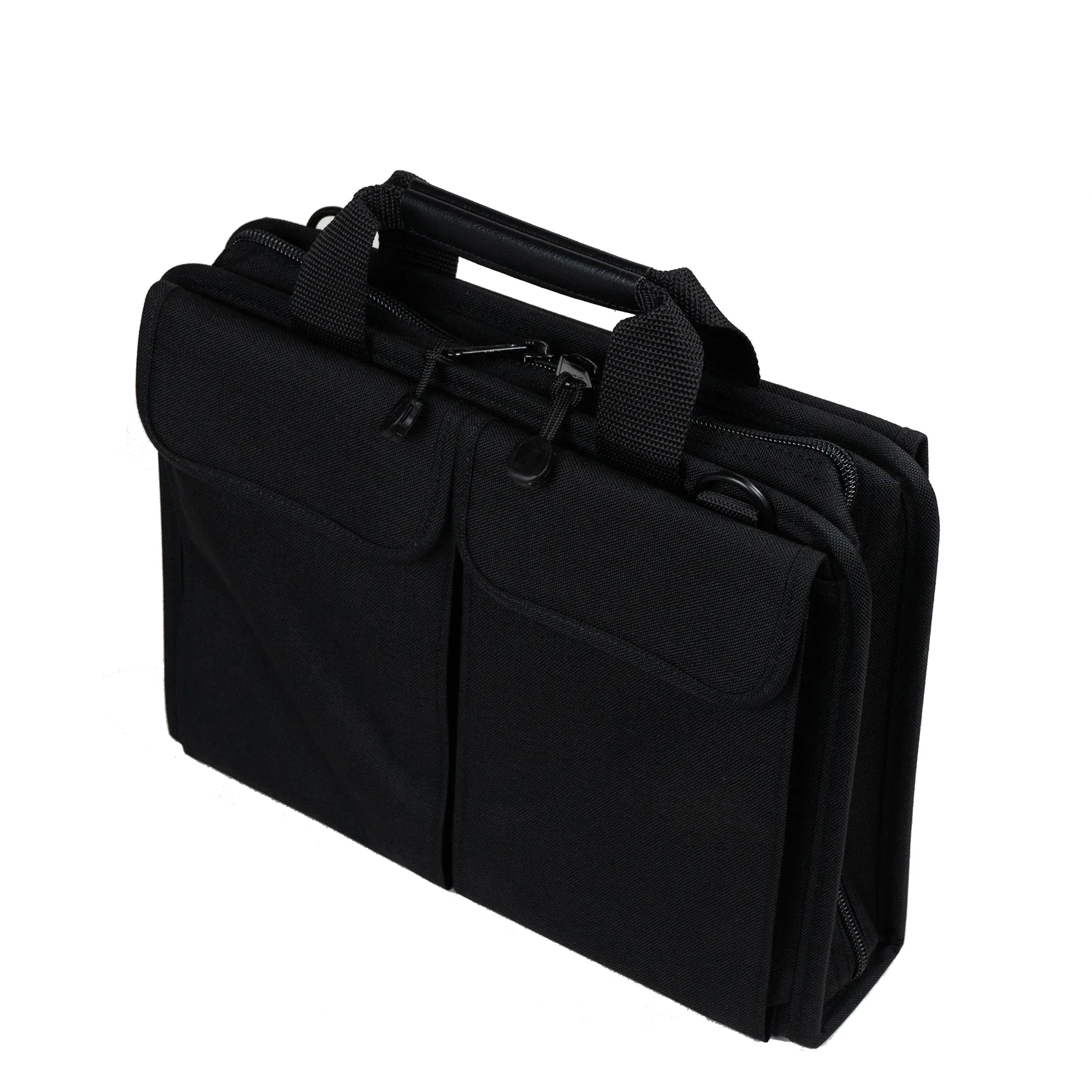 Crawford 121-BLK Soft Sided Zipper Tool Case 14" x 10" x 2-1/2" 36 Tool Pockets, Meter Pocket and Large Parts Pouch