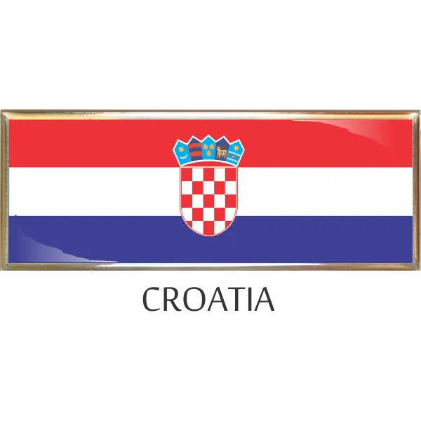 Croatia  Metal Car Badge