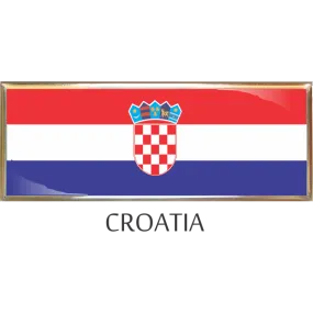 Croatia  Metal Car Badge