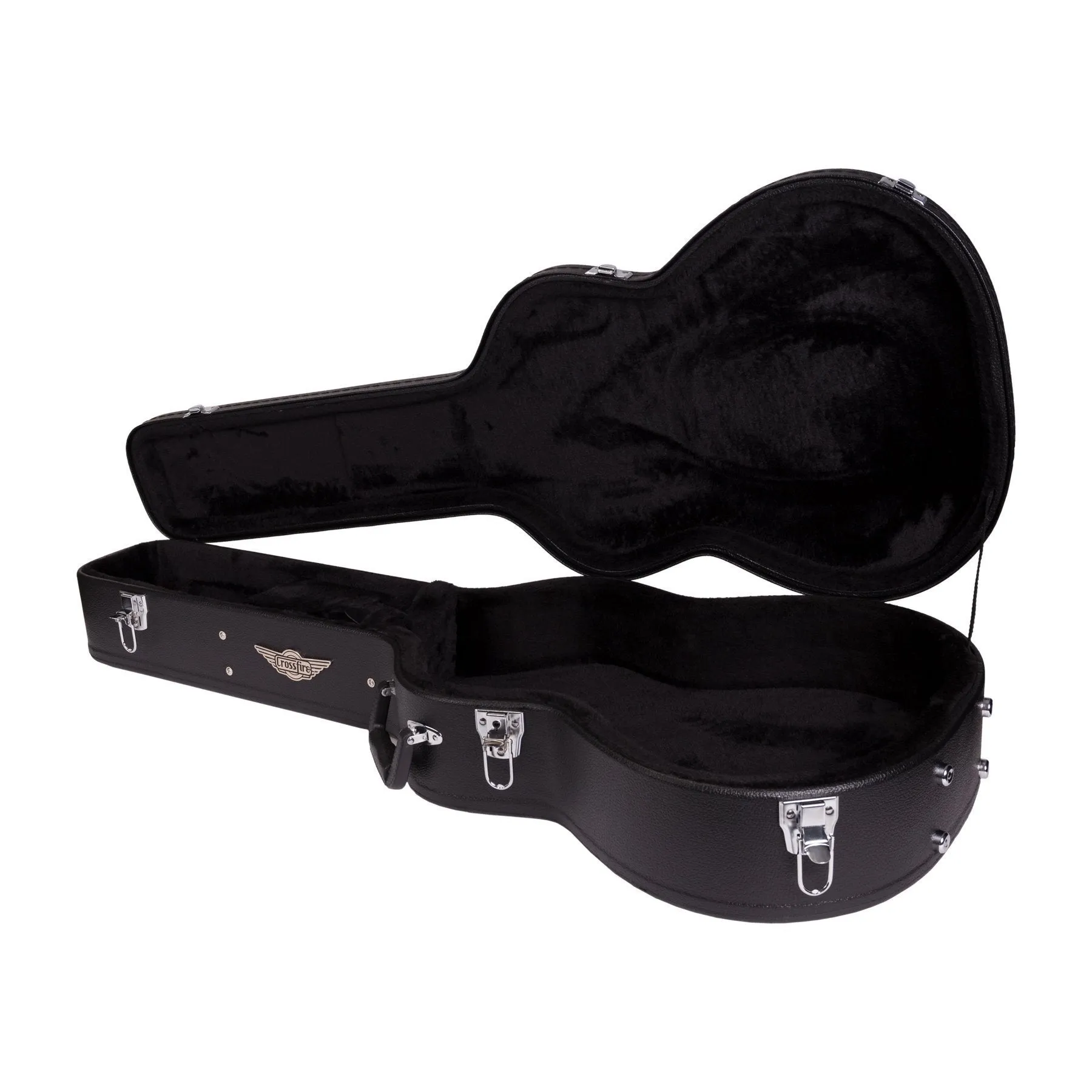 Crossfire Standard Shaped Classical Guitar Hard Case (Black)