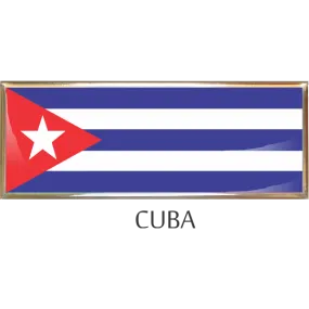 Cuba  Metal Car Badge