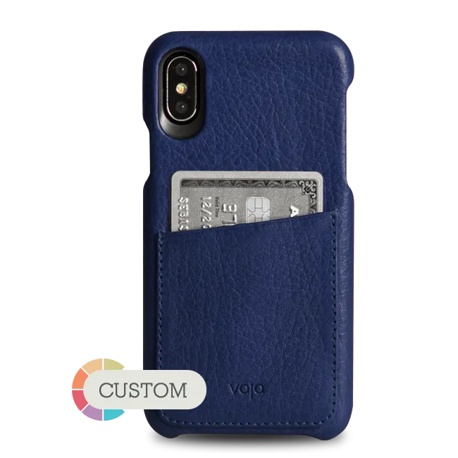 Custom Grip ID iPhone X / iPhone Xs Leather Case