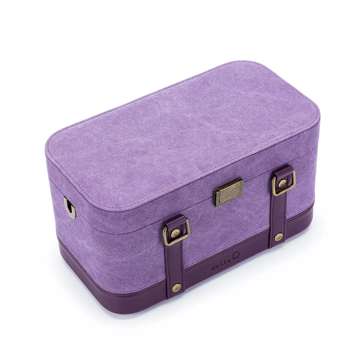 della Q Maker's Train Case - Plum