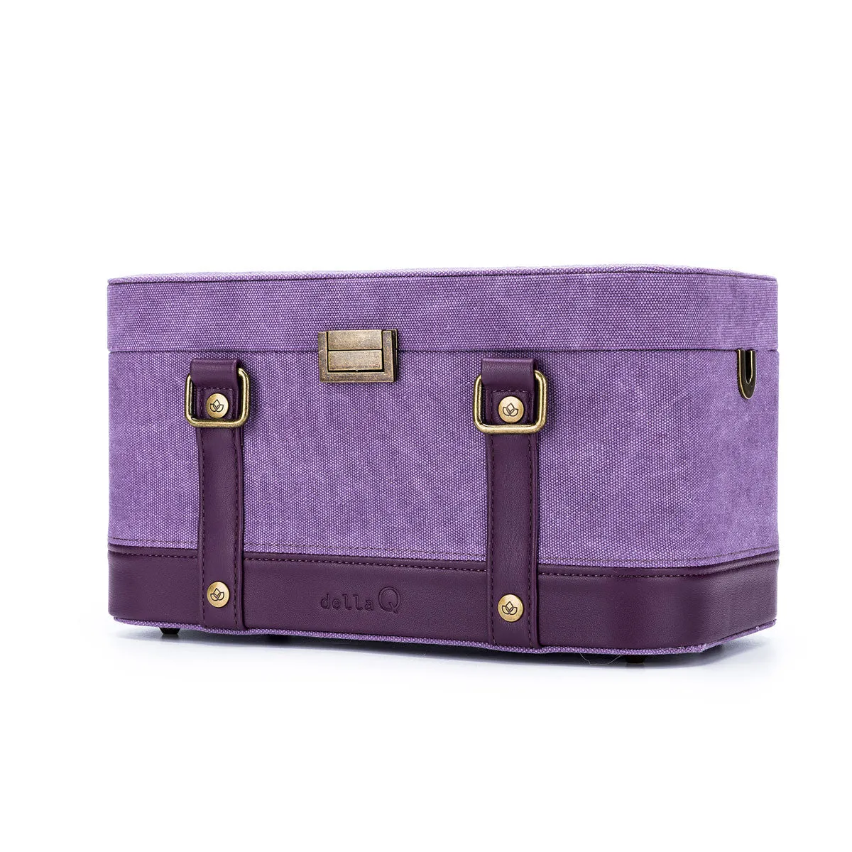 della Q Maker's Train Case - Plum