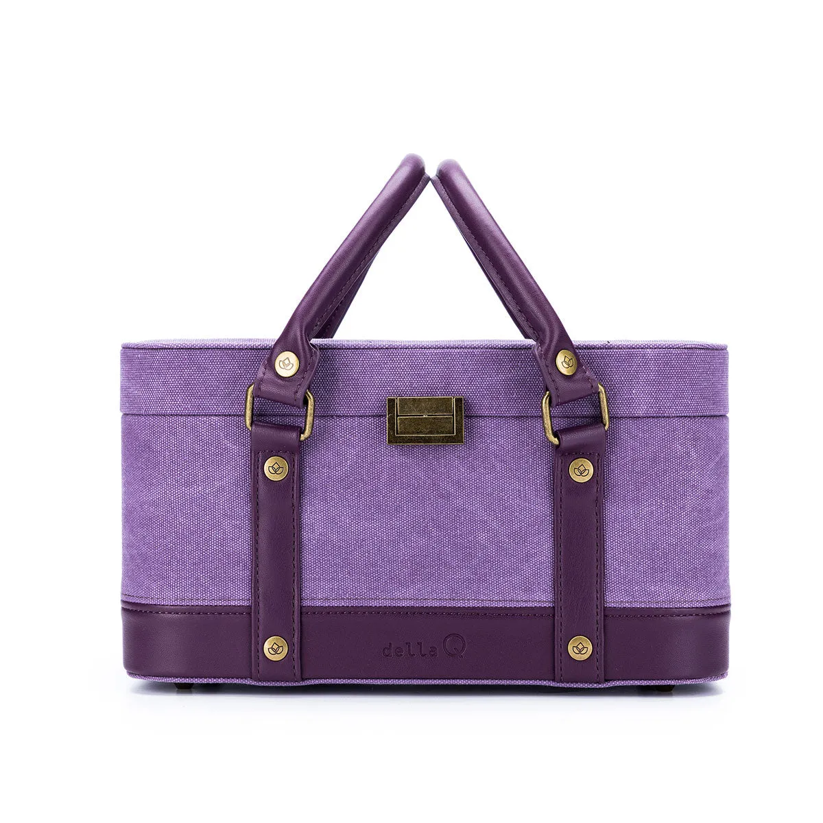 della Q Maker's Train Case - Plum