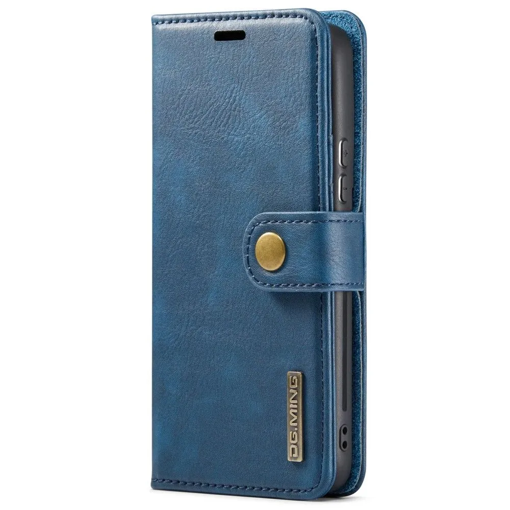 DG.MING Samsung Galaxy S22 Plus 2-in-1 Wallet Case - Blue