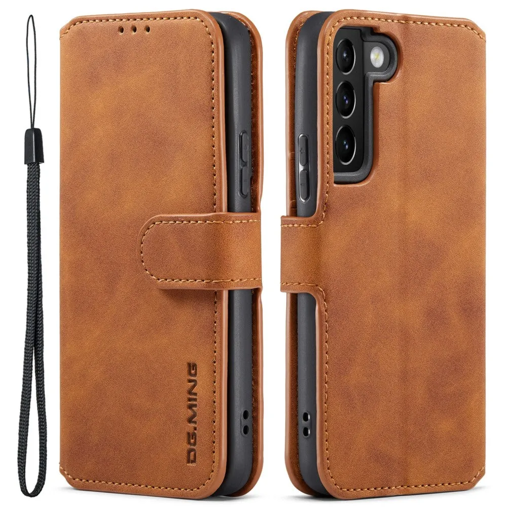 DG.MING Samsung Galaxy S22 Plus Retro Case - Brown