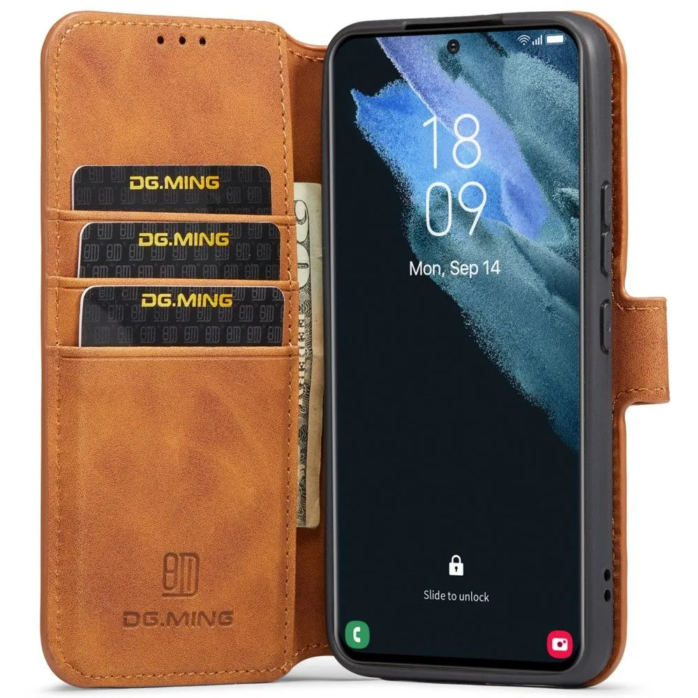 DG.MING Samsung Galaxy S22 Plus Retro Case - Brown