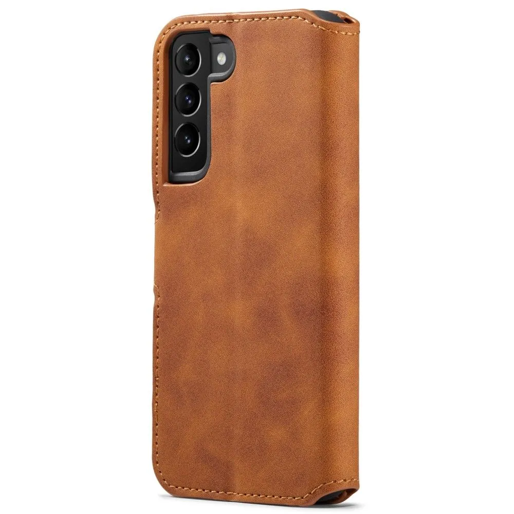 DG.MING Samsung Galaxy S22 Plus Retro Case - Brown