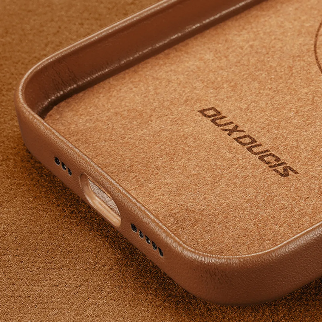 DUX DUCIS MagSafe Leather Case for iPhone 14