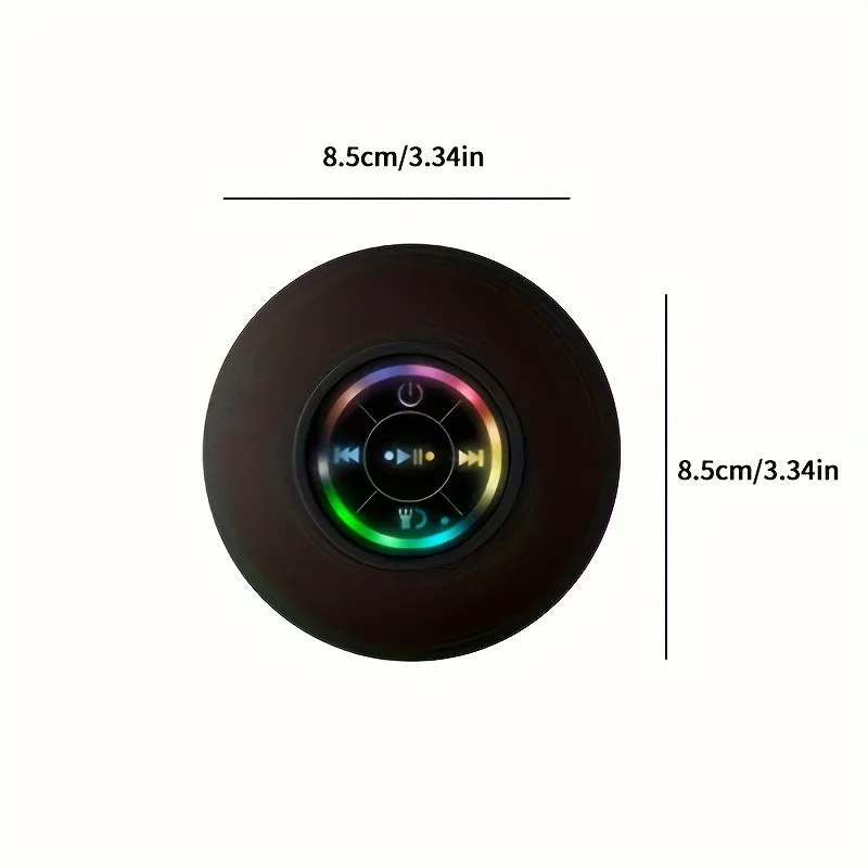 E8-New LED light bathroom wireless speaker four mini models car home audio multi-color