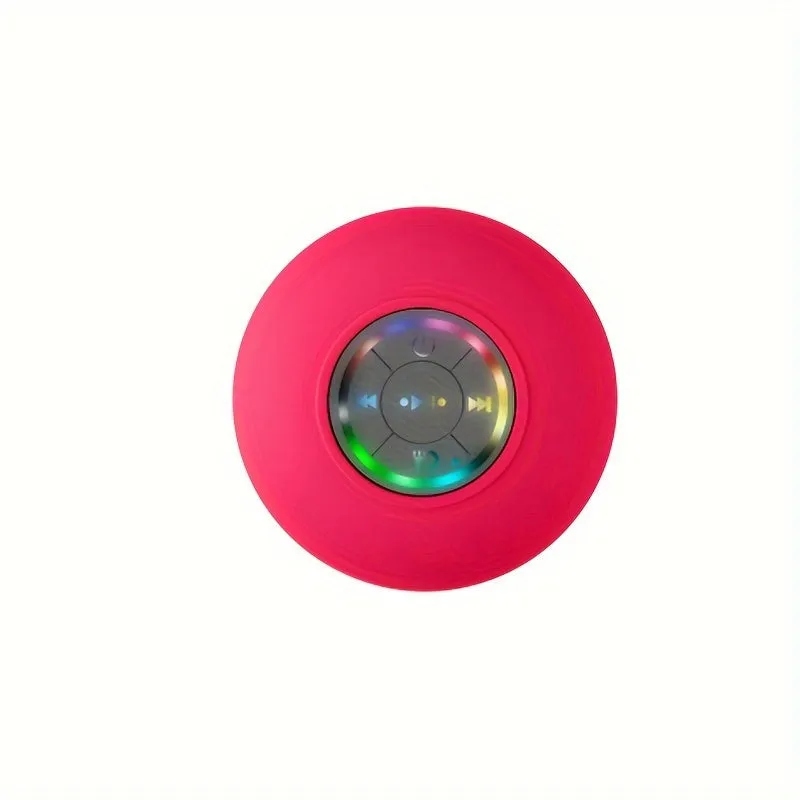 E8-New LED light bathroom wireless speaker four mini models car home audio multi-color