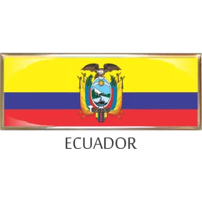 Ecuador  Metal Car Badge