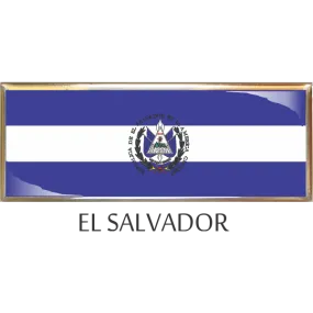 El Salvador  Metal Car Badge