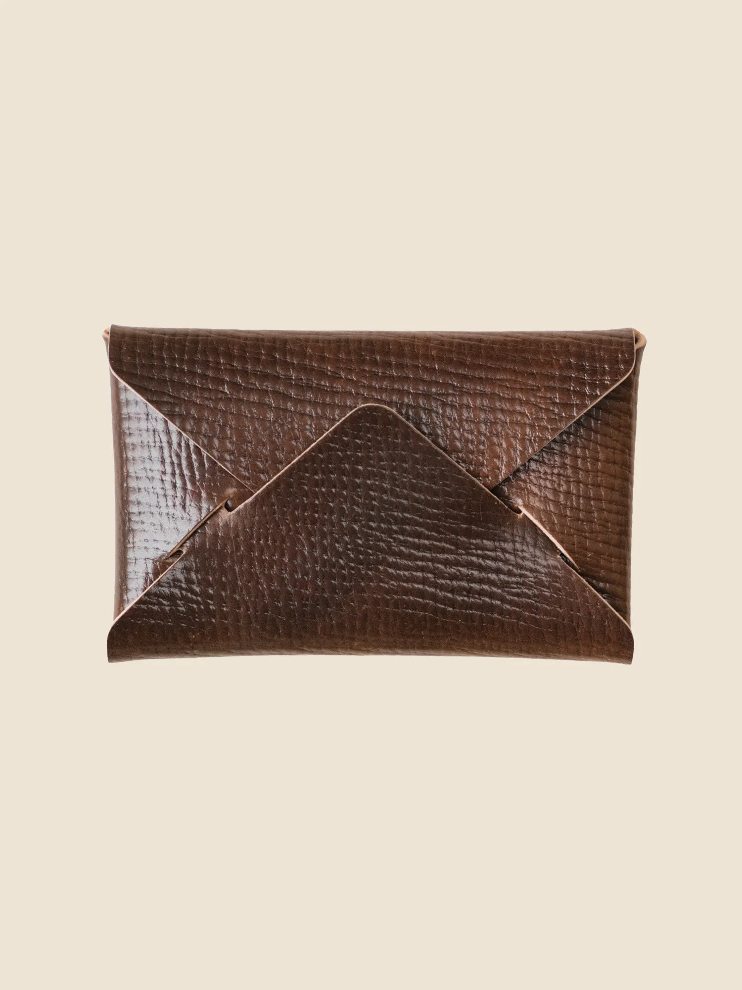 Envelope Wallet - Horween Armagnac Hatchgrain Shell Cordovan