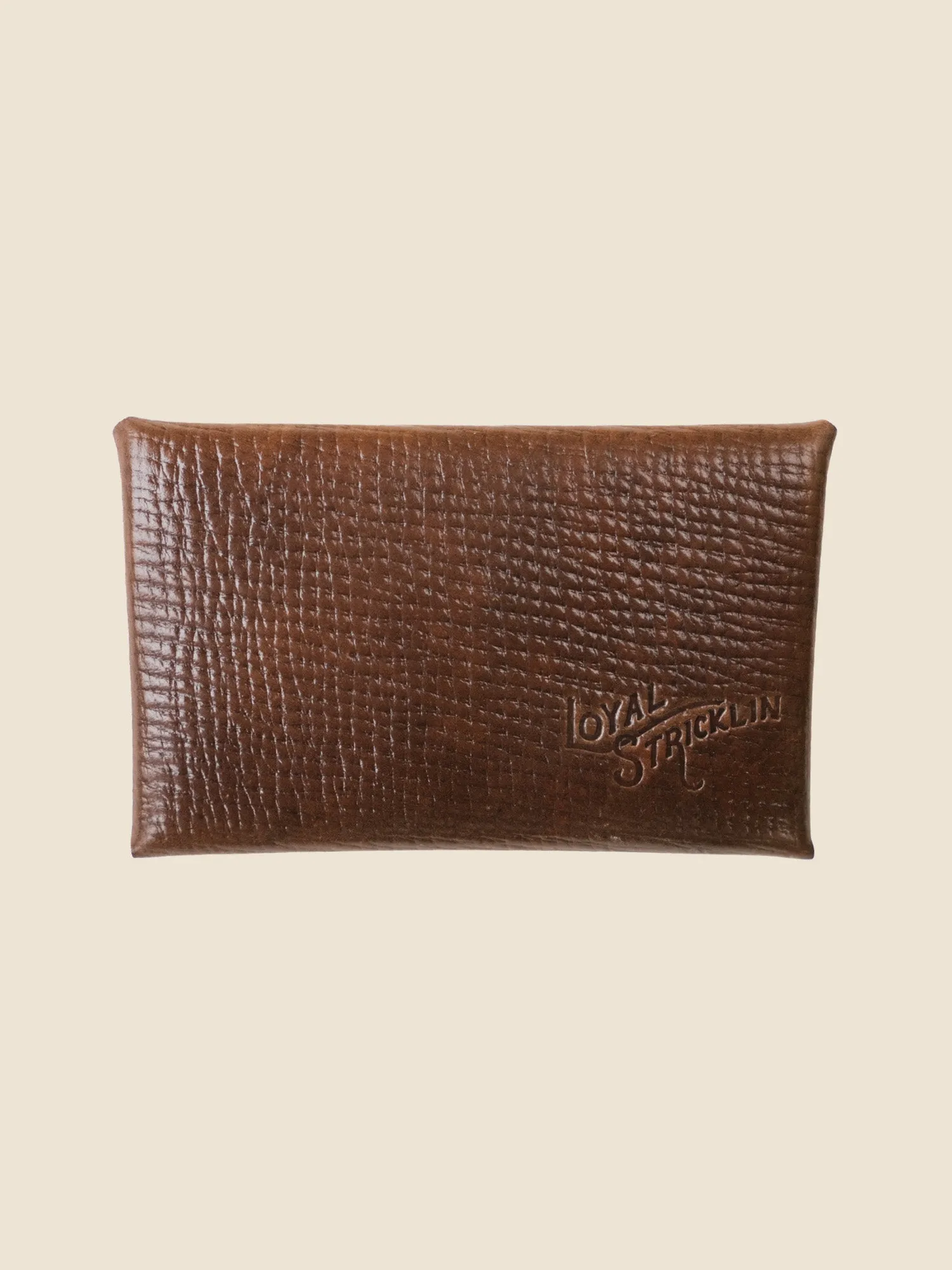 Envelope Wallet - Horween Armagnac Hatchgrain Shell Cordovan