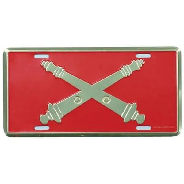 Field Artillery License Plate