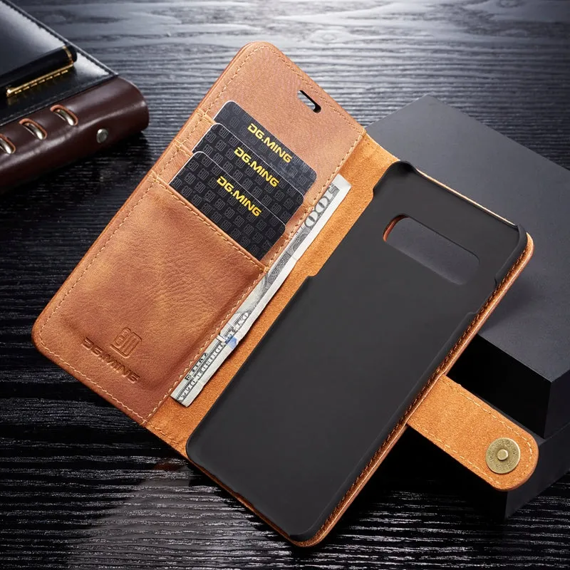 Flip Book Case For Coque Samsung Galaxy S10 Plus Leather Wallet Phone Cover For Samsung Galaxy S8 S9 S10 Plus S7 Edge S10e Case