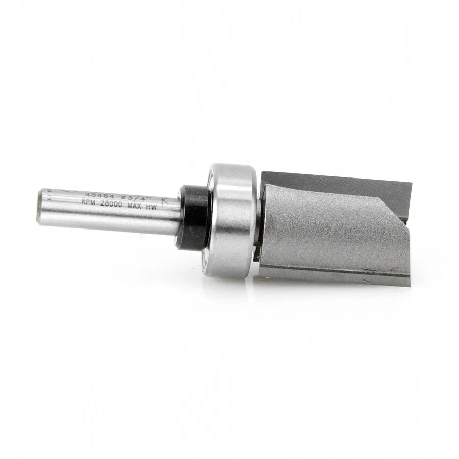 Flush Trim Plunge Router Bit | Various Dia x 1" x 1⁄4 Shank with Upper BB | 45464 | 738685854648