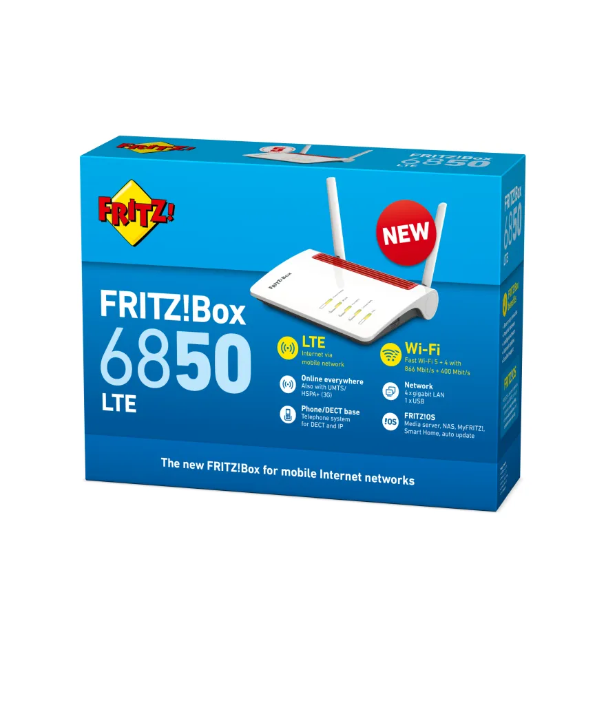 Fritz! Box 6850 LTE Ed LTE 4G modem router