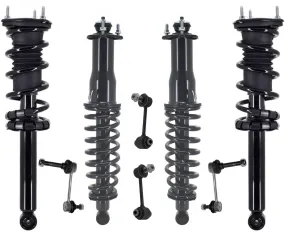 Front & Rear Complete Struts & Sway Bar Links For Lexus IS300 2002-2005 Wagon