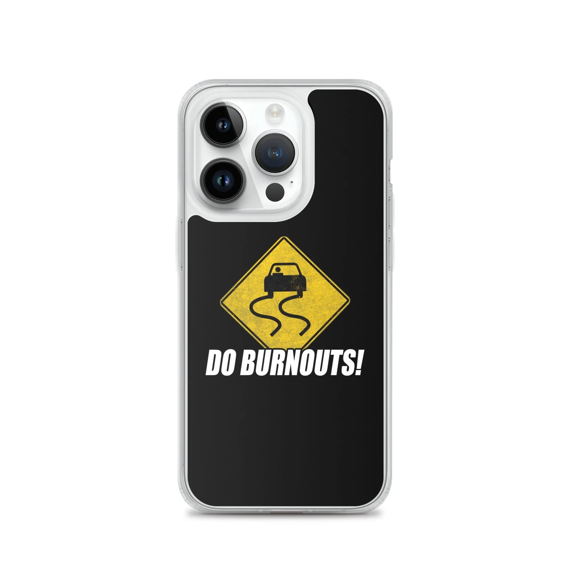 Funny Car Enthusiast Burnout Sign Phone Case for iPhone®