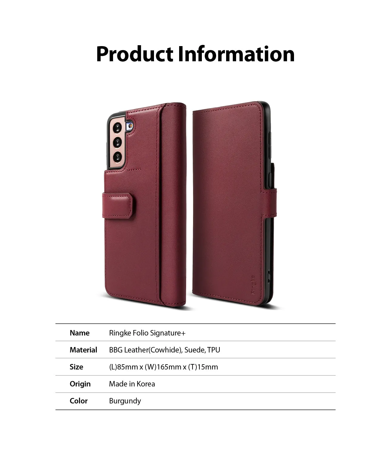 Galaxy S21 Plus Case | Folio Signature 