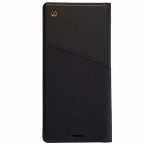 Granite Wallet Folio Series Protective Case Cover for Galaxy Note 8 - Black