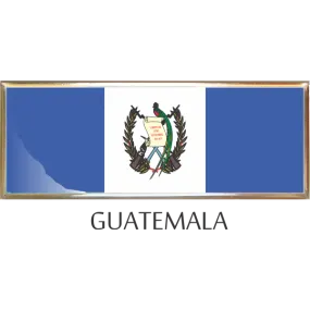 Guatemala  Metal Car Badge