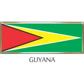 Guyana  Metal Car Badge