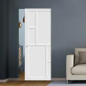 Handmade Eco-Urban® Cairo 6 Panel Single Absolute Evokit Pocket Door DD6419 - Colour & Size Options