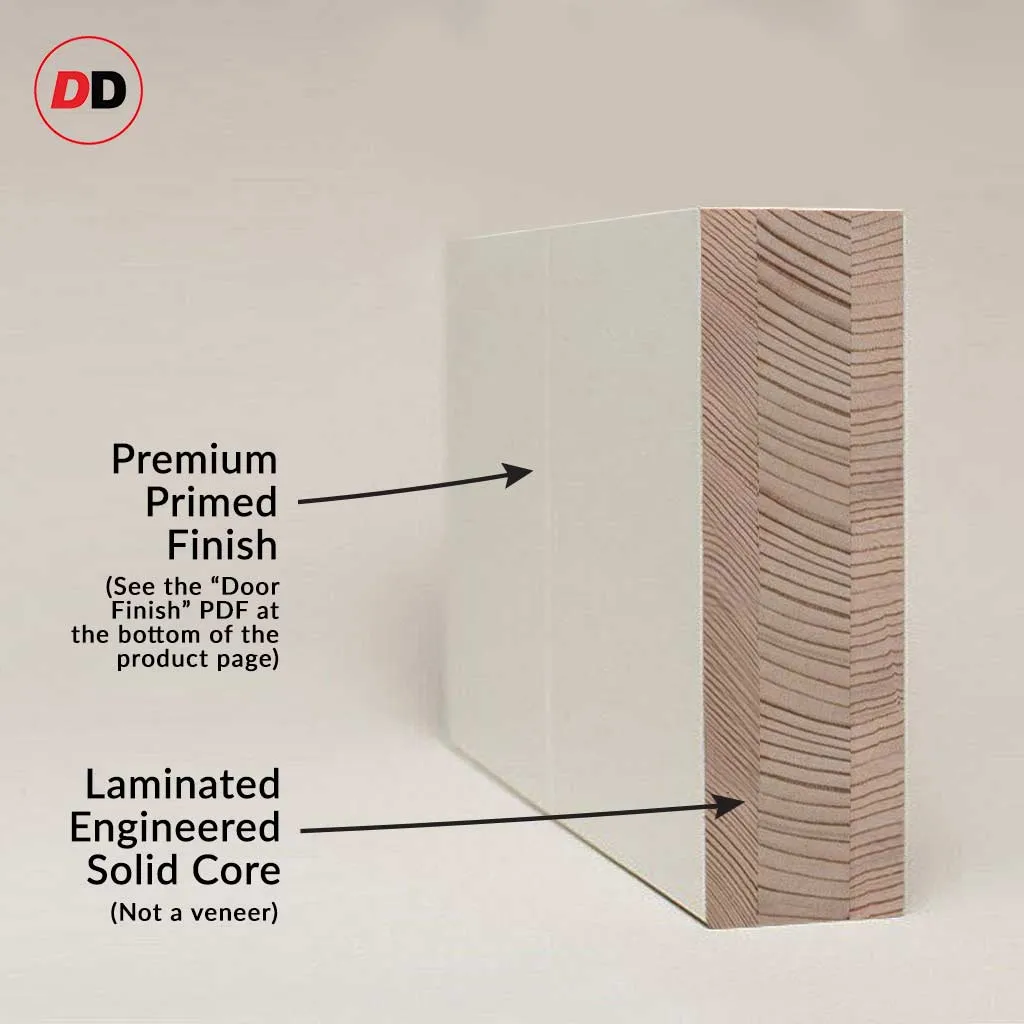 Handmade Eco-Urban® Cairo 6 Panel Single Absolute Evokit Pocket Door DD6419 - Colour & Size Options