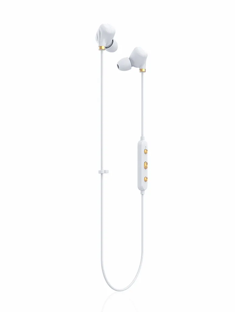 Happy Plugs White Gold Wireless Ear Piece II