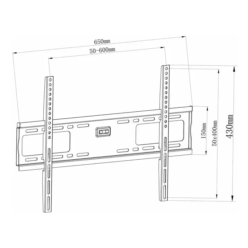 Heavy-Duty Fixed Tv Wall Mount - SH 65F (Fits Most -32" ~ 80" Screen, Max. VESA 600x400mm, Capacity: 60kg)