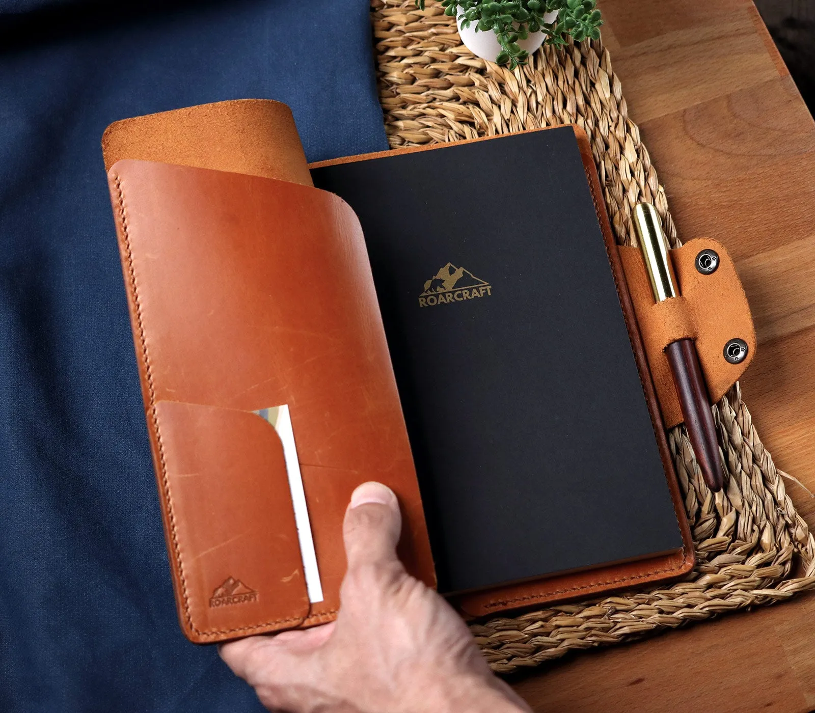 Hemingway A5 Notebook Organizer Leather Case