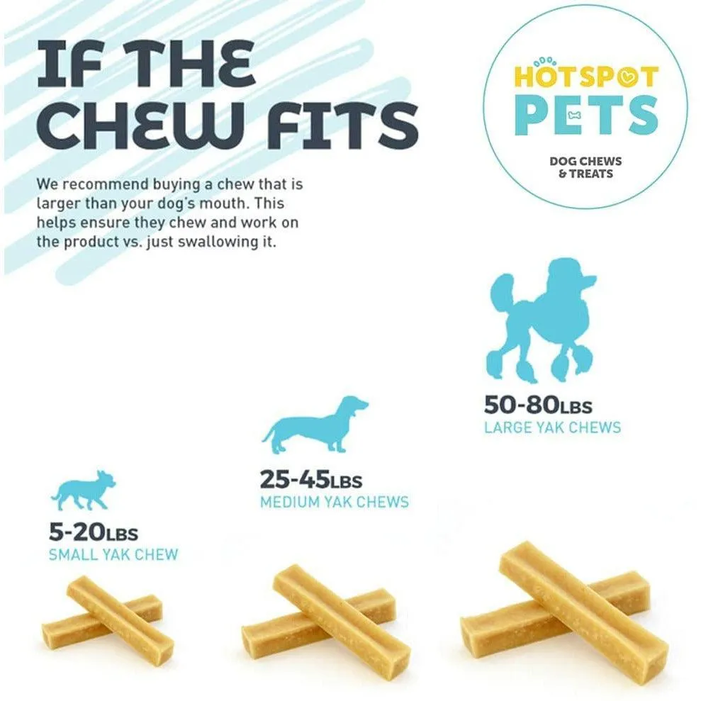 Himalayan Yak Chews for Medium Dogs