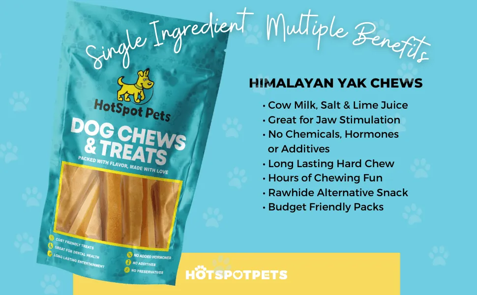 Himalayan Yak Chews for Medium Dogs