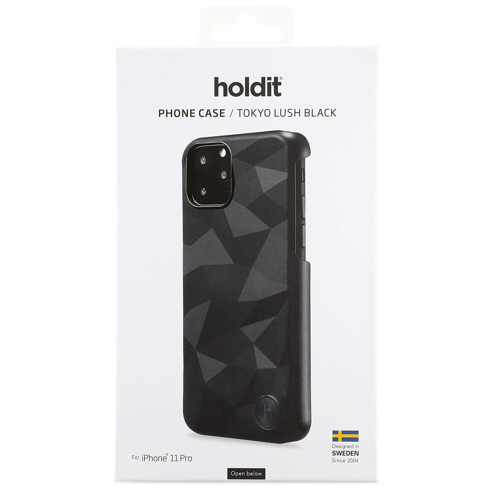 Holdit Style Phone Case for iPhone 11 Pro / Xs / X  Tokyo Series - Lush Black