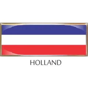 Holland  Metal Car Badge