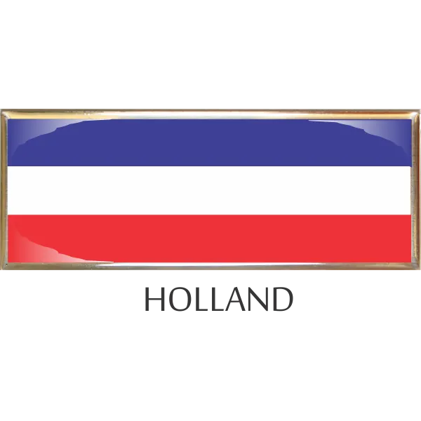 Holland  Metal Car Badge