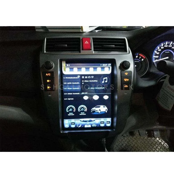 Honda City Tesla LCD Silver 11 Inches - Model 2008-2021 | 8th Gen - IPS Display Multimedia System Android